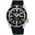 thumbnail image 1 of Seiko 5 Men's Stainless Steel Black Strap Automatic Watch SRPD89, 1 of 2