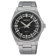 Seiko Mens Classic Black Dial Watch - SUR505P1
