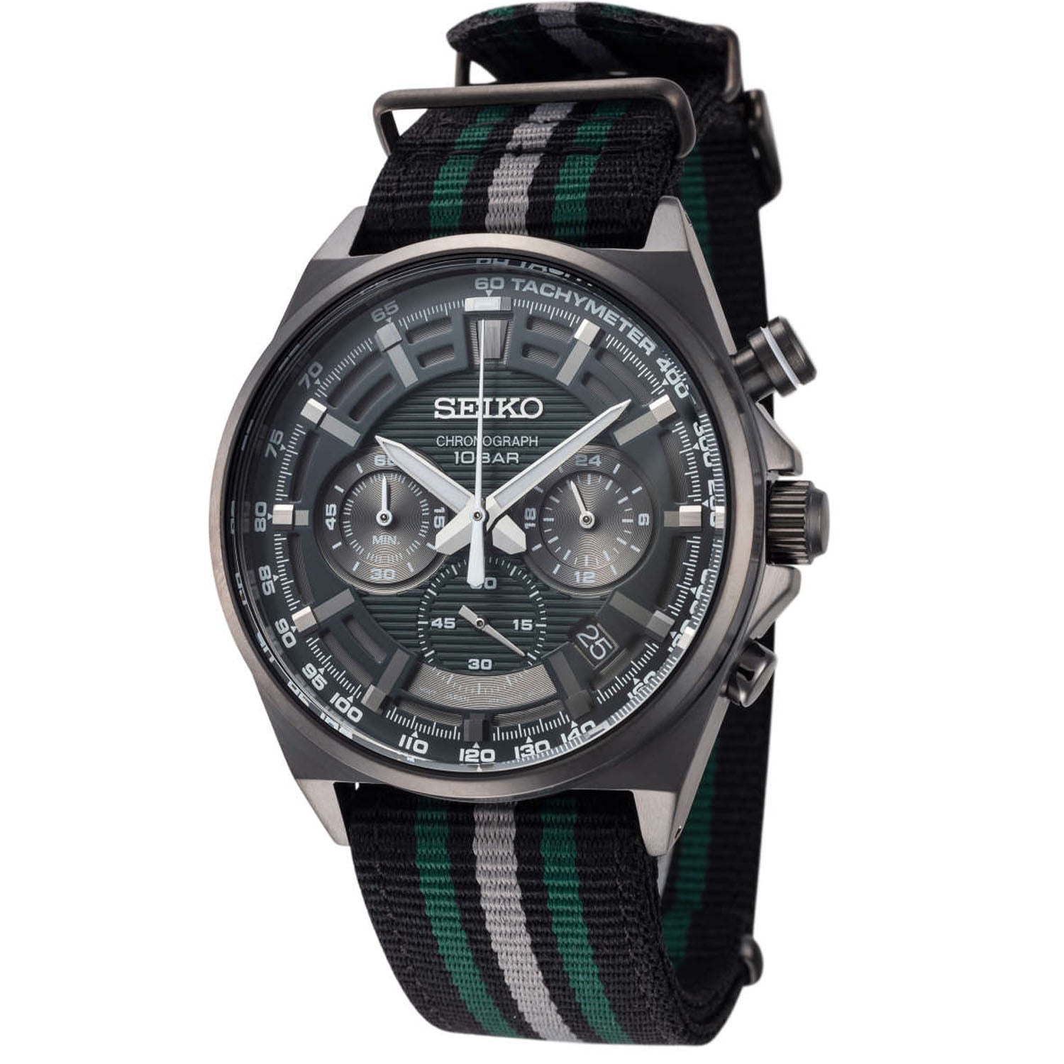 Seiko Men's Classic Green Dial Watch - SSB411P1 - Walmart.com