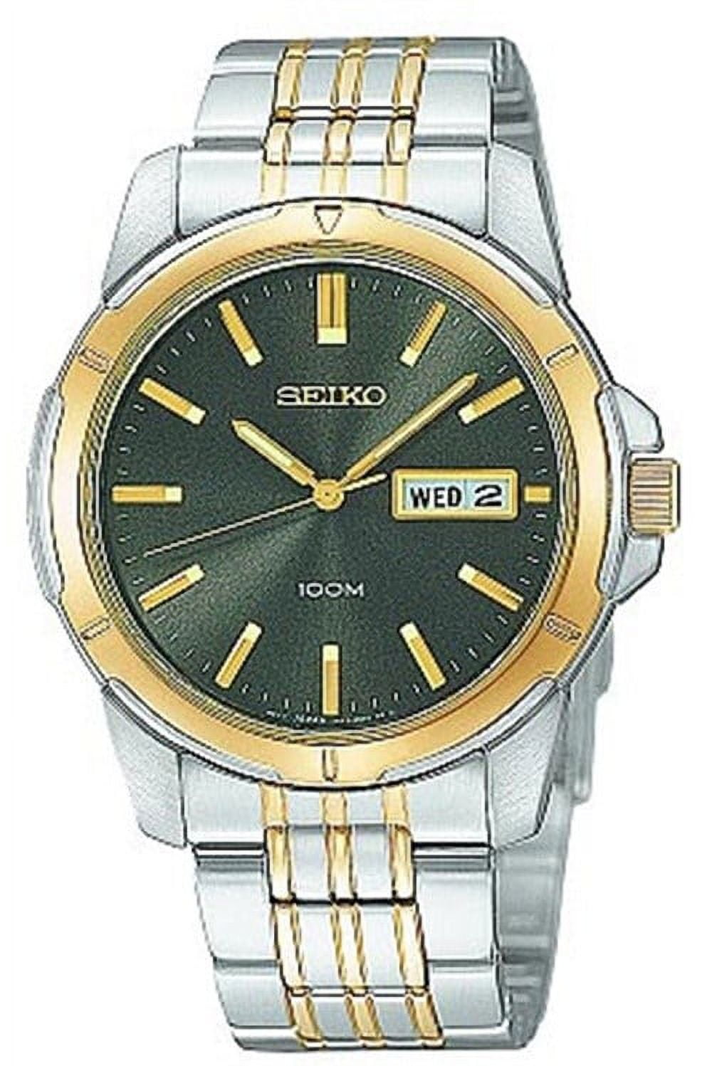 Seiko Men's Day Date Quartz Watch SGG786 - Walmart.com