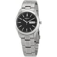 thumbnail image 1 of Seiko Essentials Men's Black Dial Stainless Steel Quartz Watch SUR361, 1 of 2