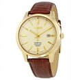 thumbnail image 1 of Seiko Men's Kinetic Cream Dial Gold-tone Stainless Steel Watch SKA744, 1 of 2