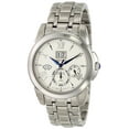 thumbnail image 1 of Seiko Men's Kinetic Ivory Dial Stainless Steel Chronograph Watch SNP065, 1 of 3