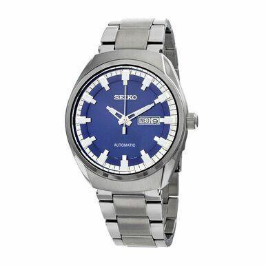 Seiko Men s Recraft Automatic Blue Dial Stainless Steel Watch