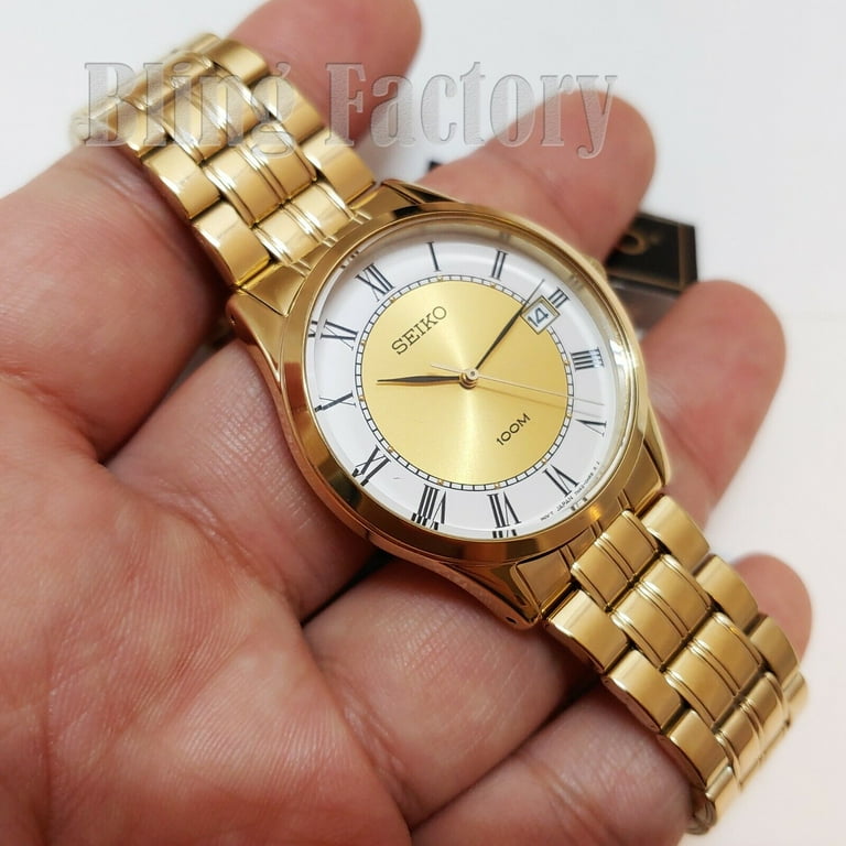 Seiko mens watch roman numerals sale
