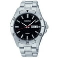 thumbnail image 1 of Seiko Men's SGGA75 Black Dial Stainless Steel Bracelet Quartz Watch, 1 of 1