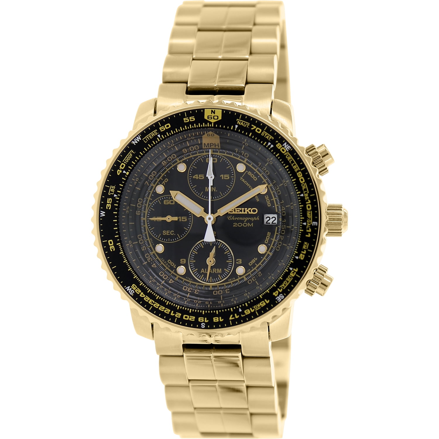 Seiko-Men-s-SNA414-Gold-