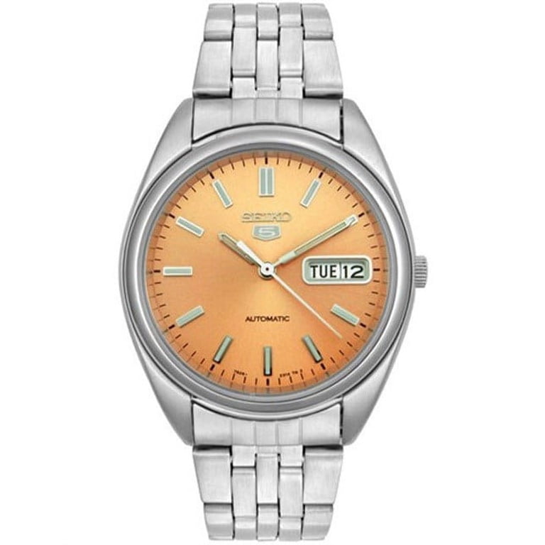 Seiko Men's SNXA11 Automatic Copper Dial Stainless Steel Watch