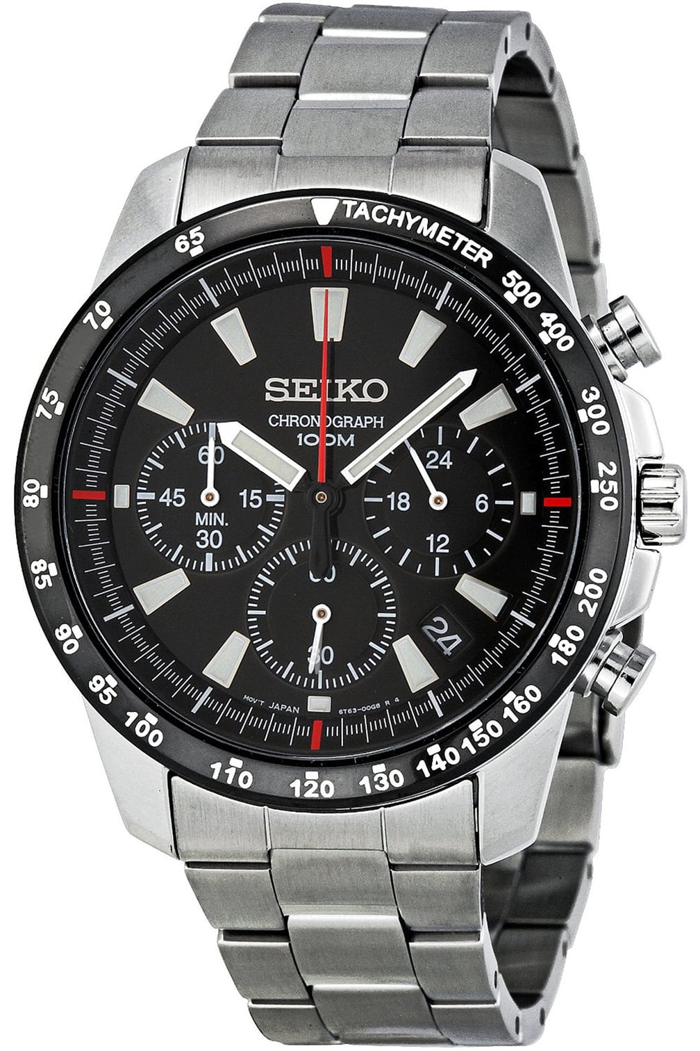SEIKO メンズ セイコー SSB031P Seiko Men's SSB031P1, Chronograph,Stainless Steel Case