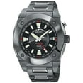 thumbnail image 1 of Seiko Men's SUN007 Kinetic GMT Black Ion Watch, 1 of 4