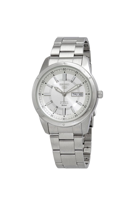 Men's Series 5 Silver Dial Watch - SNKN09J1