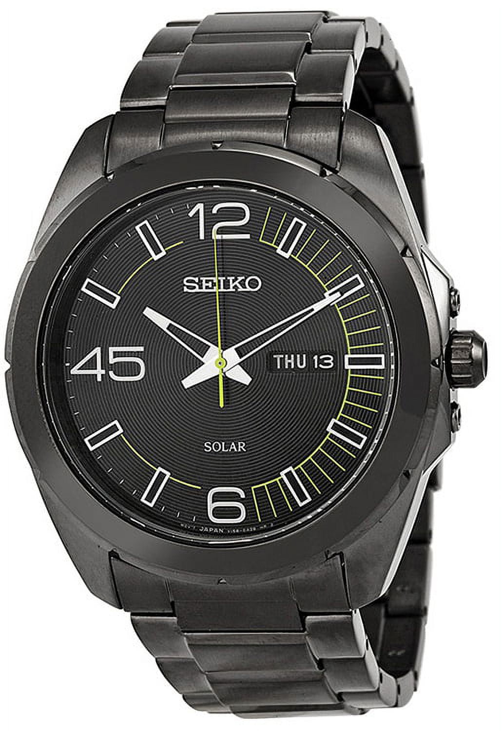 Seiko-Men-s-Solar-Black-Dial-