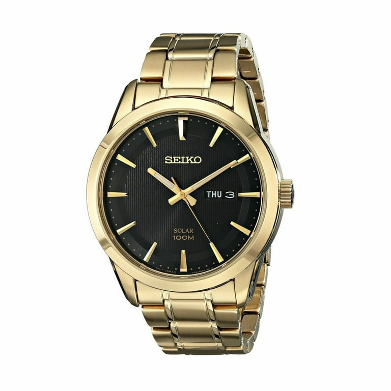 Seiko solar 100m gold deals