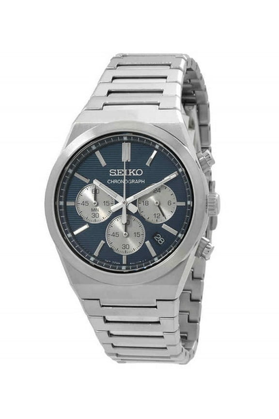 Sport Chronograph Quartz Blue Dial Men's Watch SSB453P1