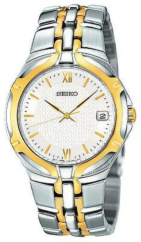SEIKO Two-Tone Watch 腕時計　メンズ 【送料無料】 Amazon.co.jp: [セイコー] SEIKO 腕時計 メンズ クオーツ ステンレス