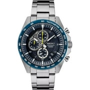 Seiko Mens Motorsport Quartz Chrono 100m Blue Dial Stainless Steel Watch SSB321