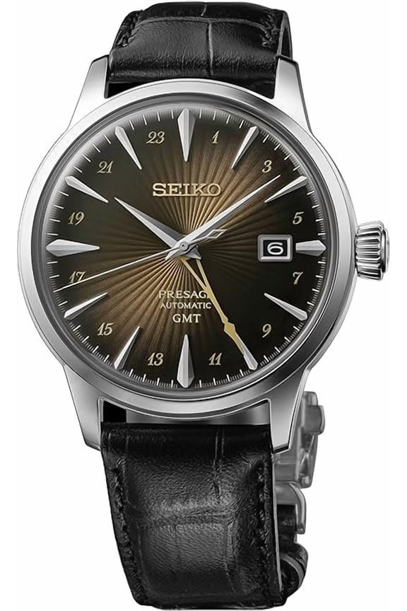 Presage Cocktail Time GMT Dark brown Dial SSK039