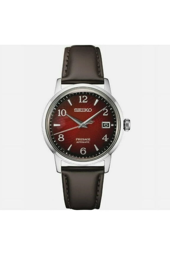 Presage SRPE41 Automatic Brown Dial Leather Strap Mens Watch