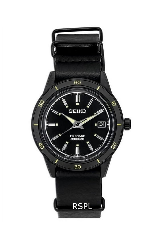 Presage Style60s Black Dial Automatic SRPH95 SRPH95J1 SRPH95J Men's Watch