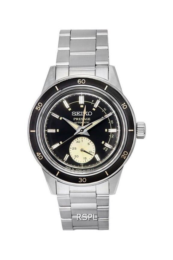 Presage Style60s Black Dial Automatic SSA449 SSA449J1 SSA449J Men's Watch