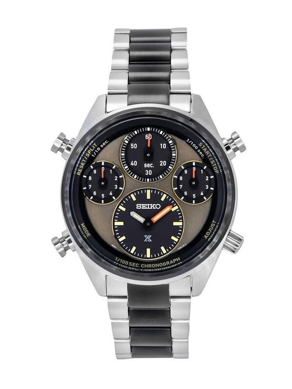 Prospex Speedtimer Limited Edition Chronograph Stainless Steel Brown Dial Solar SFJ005P1 100M Men's Watch