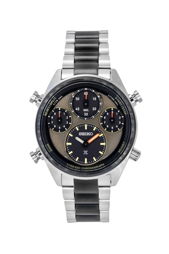 Prospex Speedtimer Limited Edition Chronograph Stainless Steel Brown Dial Solar SFJ005P1 100M Men's Watch