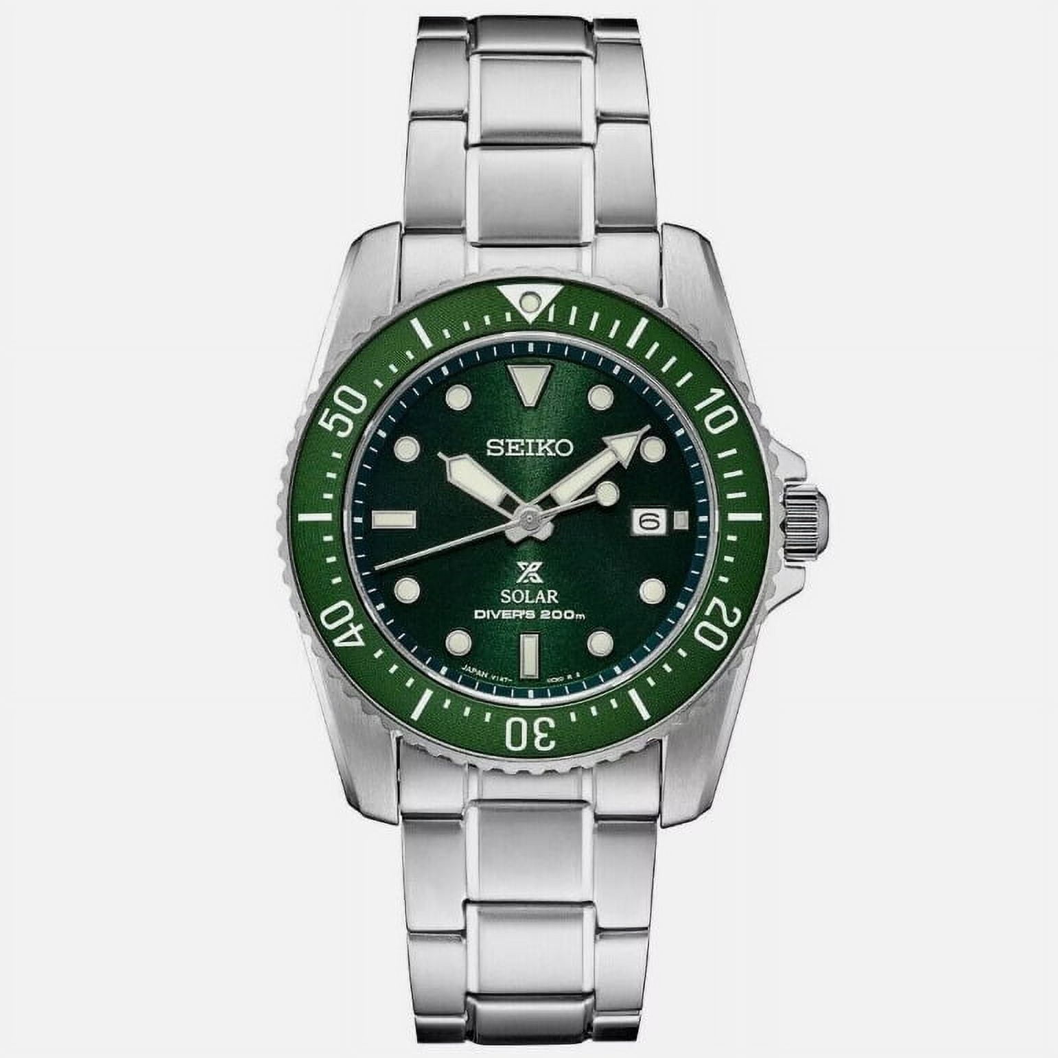 Green Dial Seiko Solar Sne529p1 Seiko Solar Dark Green Sunray Dial