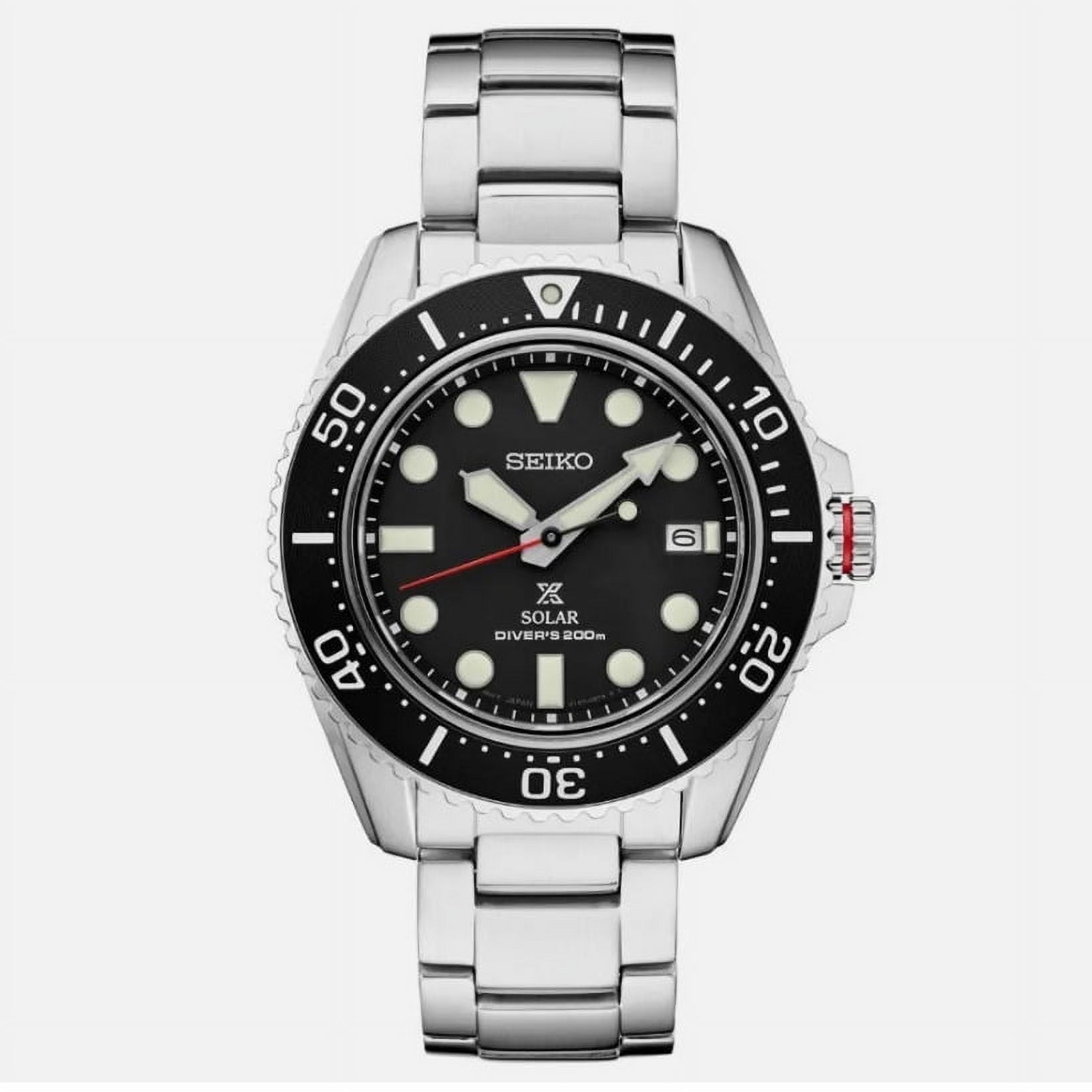 Seiko Prospex SNE589 Solar Divers Stainless Steel Watch