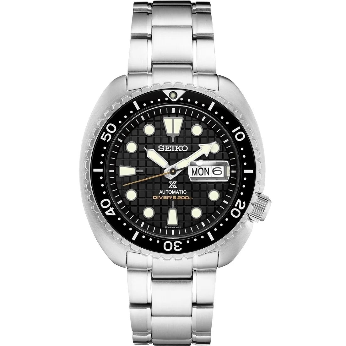 Seiko Prospex SRPE03 Mens Watch King Turtle Silver Stainless Steel