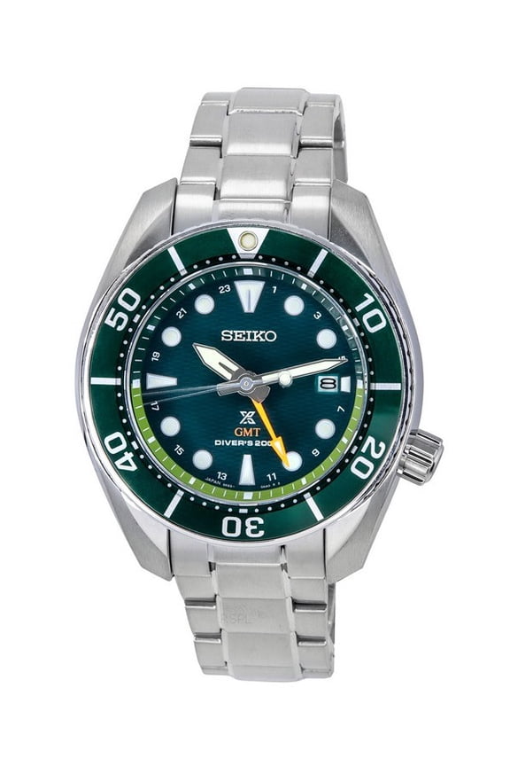 Prospex Sea Aqua Sumo GMT Green Dial Solar Diver's SFK003J1 200M Men's Watch