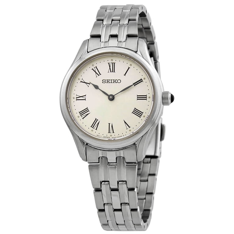 Silver and Cream Women Watch Ferre Milano Ladies Silver Dial Cream Leather Strap Watch main image 3