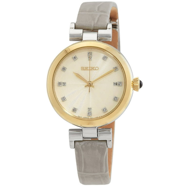 アナログ腕時計 SEIKO | Quartz Diamond Champagne Dial Ladies Watch SRZ546P1 Seiko Quartz Diamond Champagne Dial Ladies Watch SRZ546P1