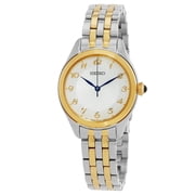 Seiko Quartz Silver Dial Two-Tone Ladies Watch SUR380P1