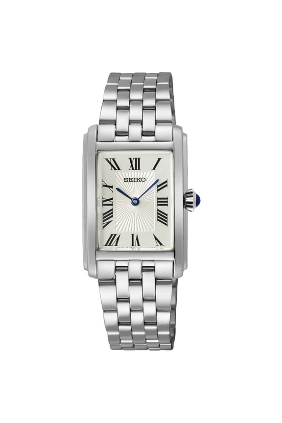 Women's Essentials Roman Dial White Dial Watch - SWR083P1