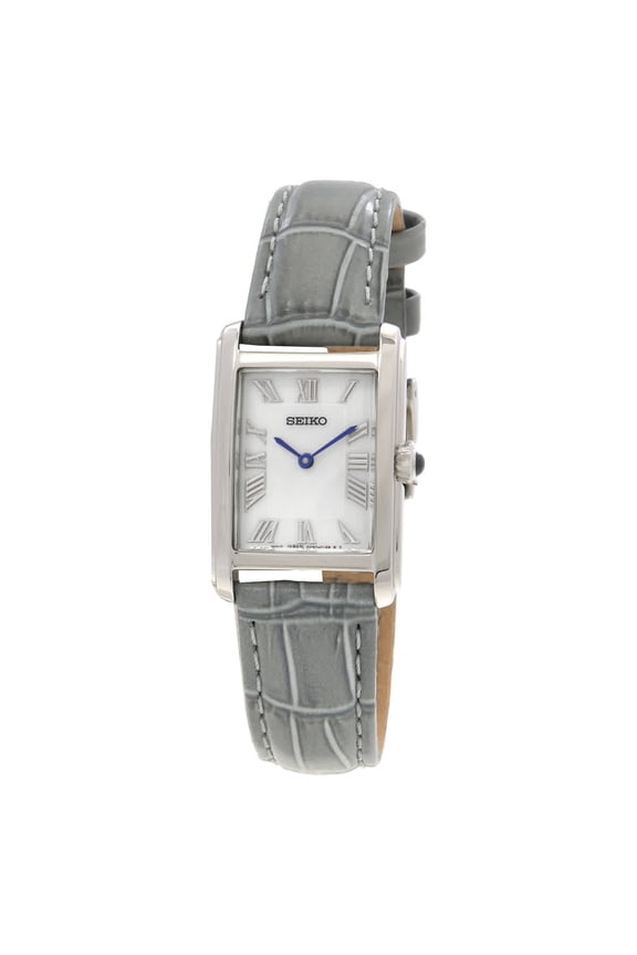 Classic Leather Strap White Dial Quartz SWR099P1 Women's Watch