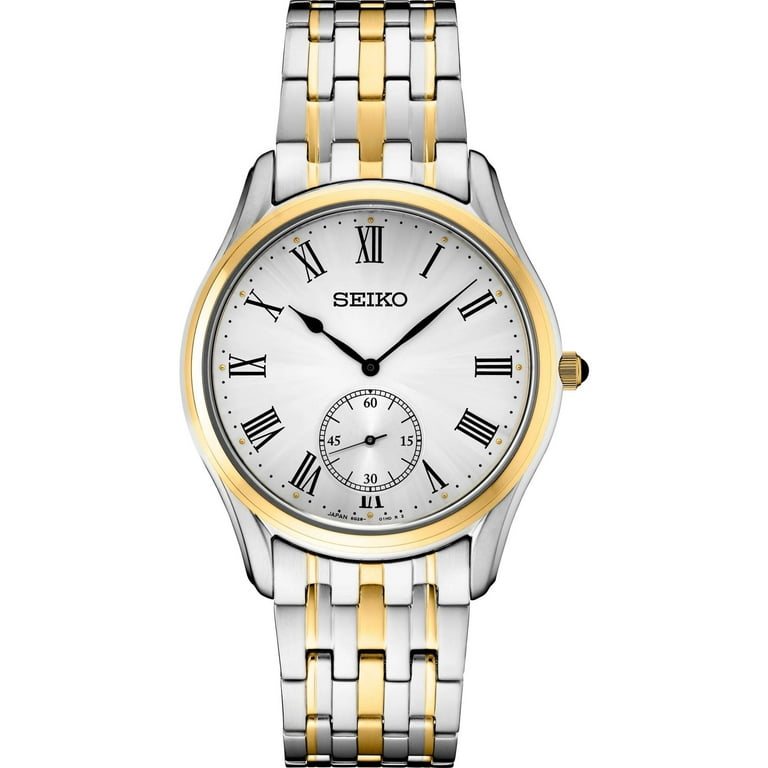 Seiko Quartz White Dial Two-tone Men display picture 1