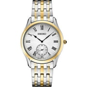 Seiko Quartz White Dial Two-tone Mens Watch SRK048P1