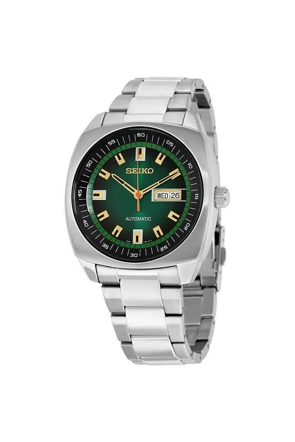 Recraft Automatic Green Dial Stainless Steel Men's Watch SNKM97