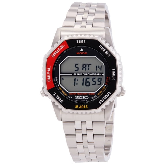 Seiko Rotocall Alarm Chronograph Quartz Digital Watch SMGG19P1