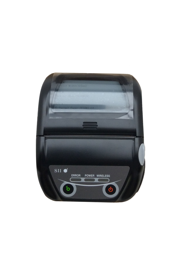 SII MP-B30L 3" Portable Thermal Printer - IOS Compatible - Bluetooth Wireless - W/ Battery; Charging Cable - PN: MPB30LB46JK1E9