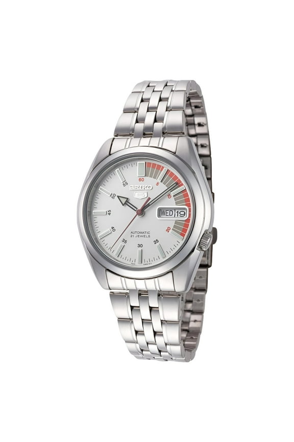 5 Automatic White Dial Men's Watch SNK369