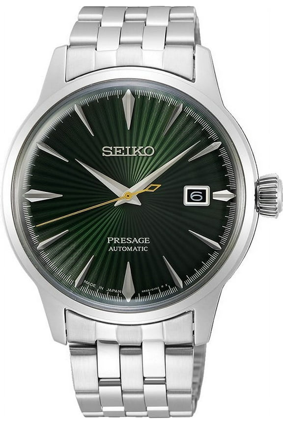 SRPE15 Men's Automatic Presage Stainless Steel Bracelet Watch 40mm