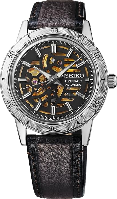 Seiko SSA461 Presage - Stainless Steel, Leather Strap, Precision