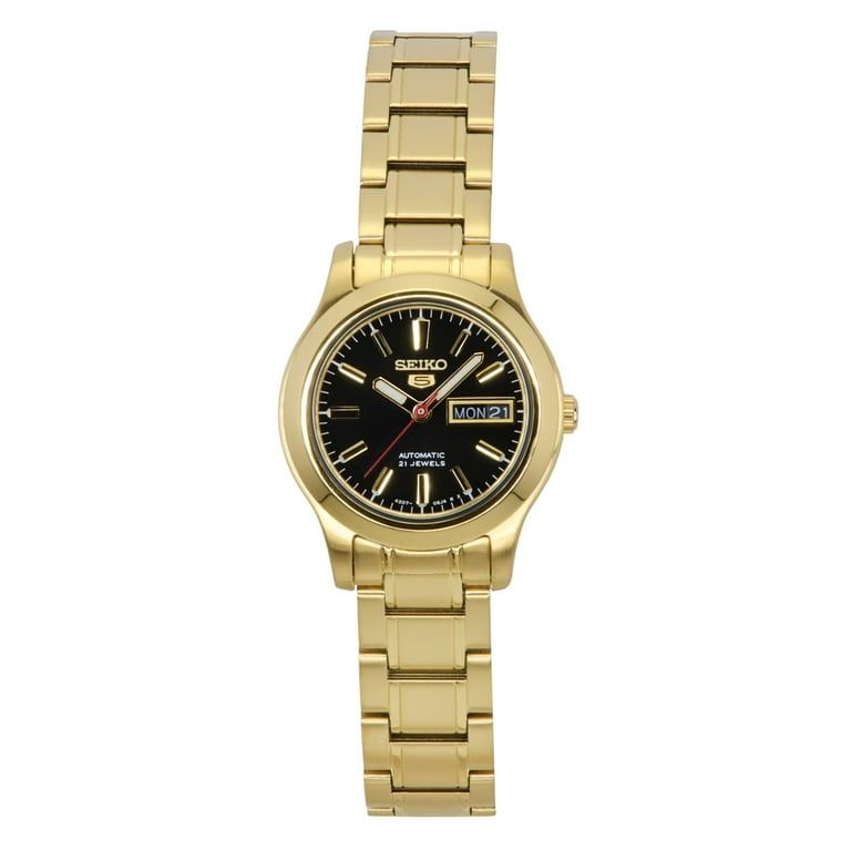 SEIKO✨SEIKO5✨レディース オールゴールド★SYME46K1 Amazon.com: Seiko 5#SYME46K1 Women's Gold Tone Self Winding