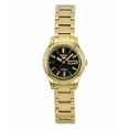 thumbnail image 1 of Seiko 5 Classic Gold Tone Stainless Steel Black Dial 21 Jewels Automatic SYMD96K1 Womens Watch, 1 of 3