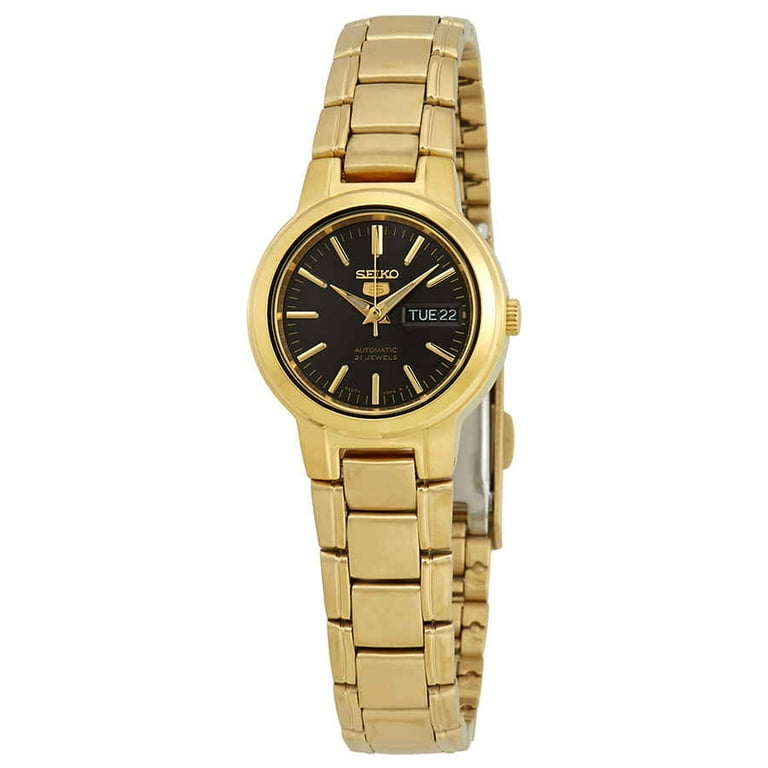 Seiko Series 5 Automatic Ladies Watch SYME48, Yellow Gold Seiko Series 5 Automatic Ladies Watch SYME48, Yellow Gold