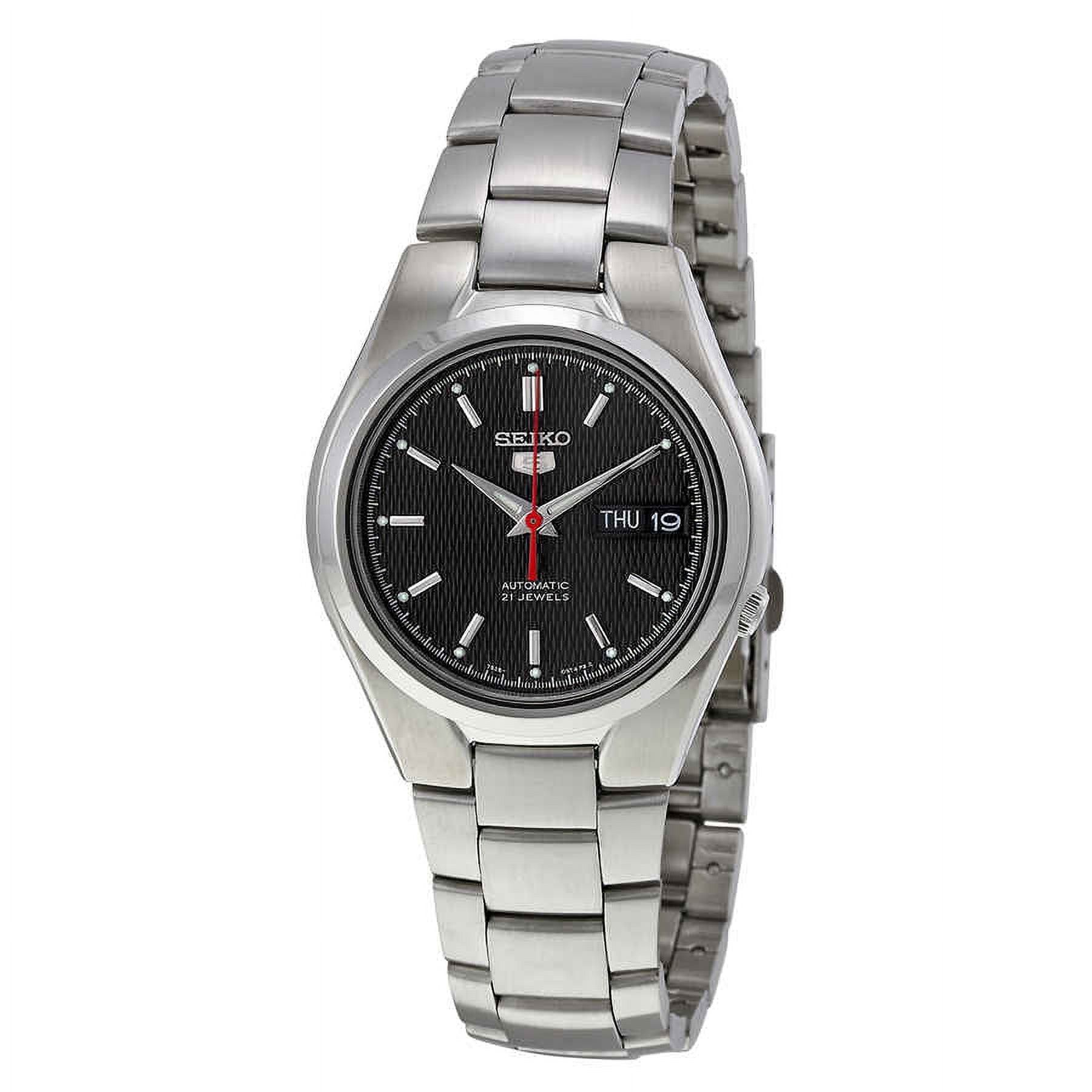 Seiko Series 5 Automatic Black Dial Men s Watch SNK607 Walmart