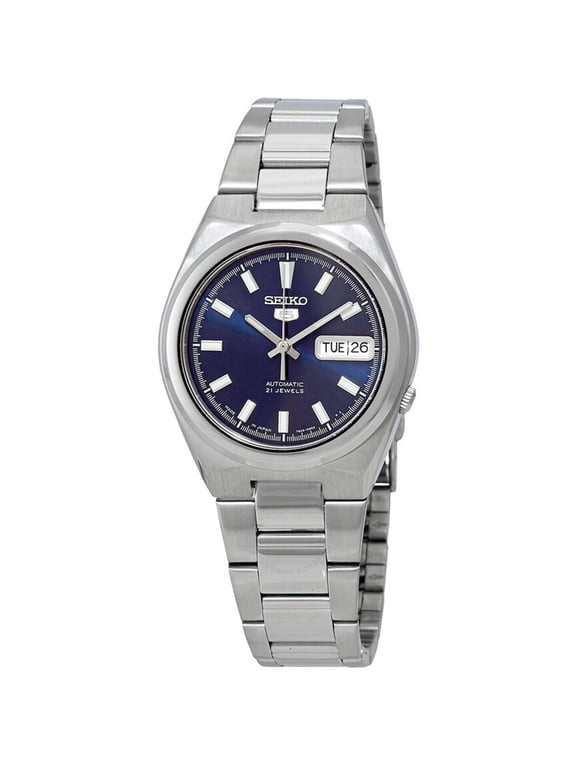 Series 5 Automatic Date-Day Blue Dial Men's Watch SNKC51J1