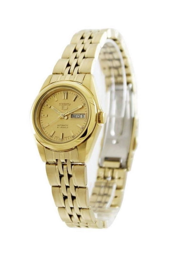 Women's 5 Automatic SYMA38K Gold Gold Tone Stainles-Steel Automatic Dress Watch