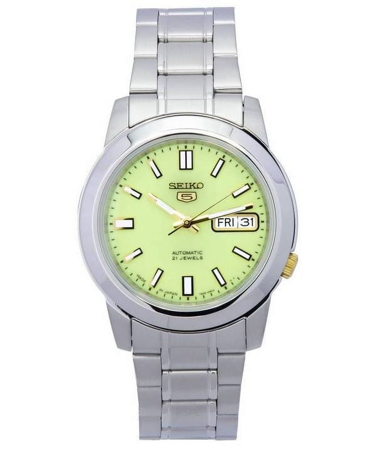 SEIKO Series 5 Automatic Green Dial Men's Watch SNKK19J1